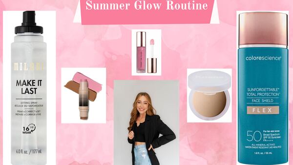 Olivia Sparks shares her summer glow makeup routine