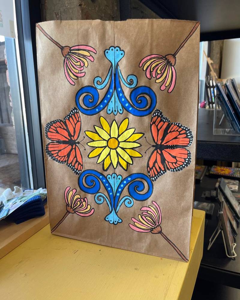 The Art Cart is encouraging others to give a bag of hope this holiday season